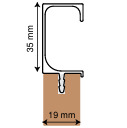 G Handle Profile (Groove-in)