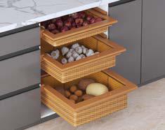 WICKER BASKETS (PVC)